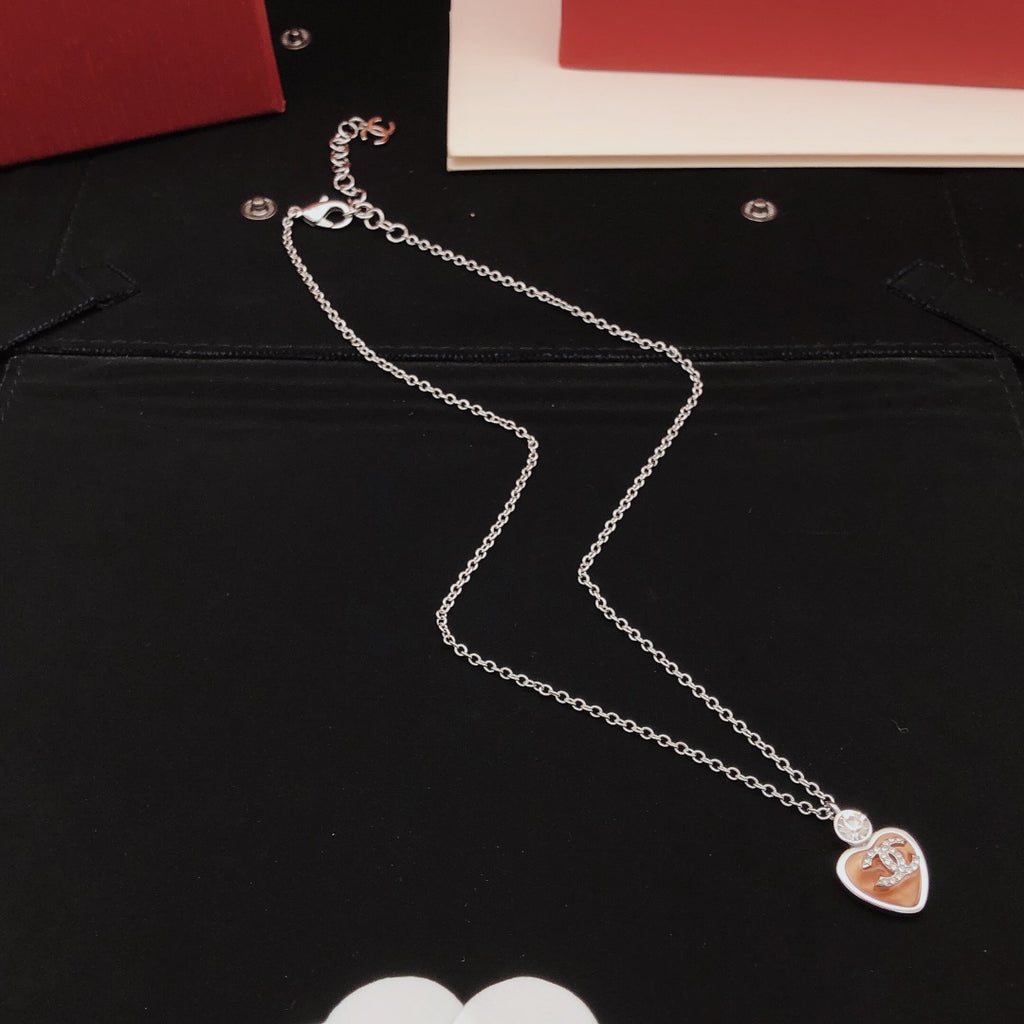 Chanel Pink Heart Necklace - album image 7