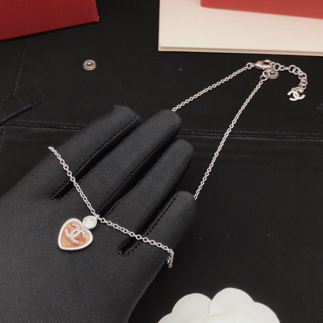 Chanel Pink Heart Necklace - album image 8