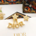 Dior Star and Letter Stud Earrings - product image 1
