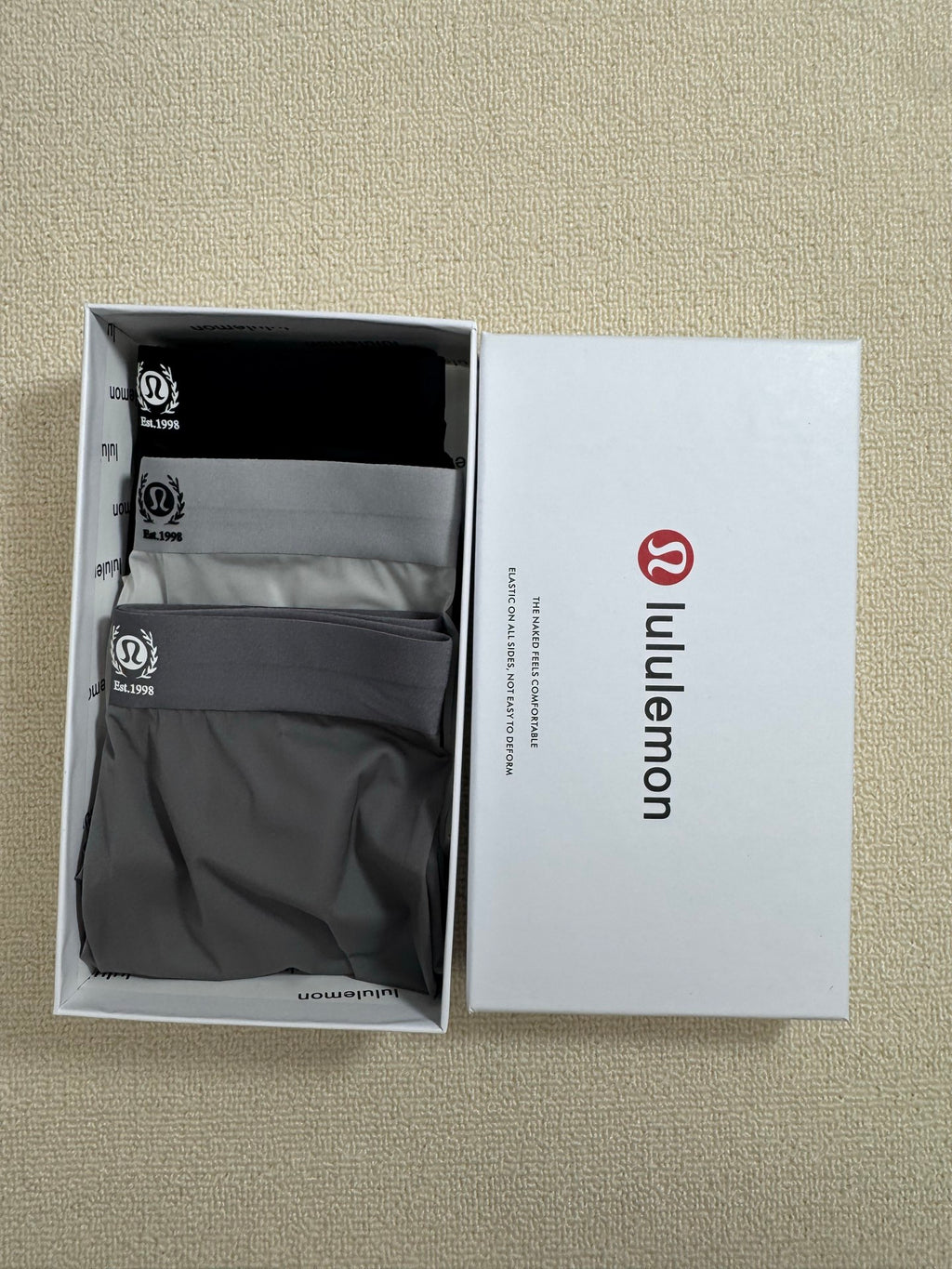 Lululemon neutral letter waist boxer briefs - view 1