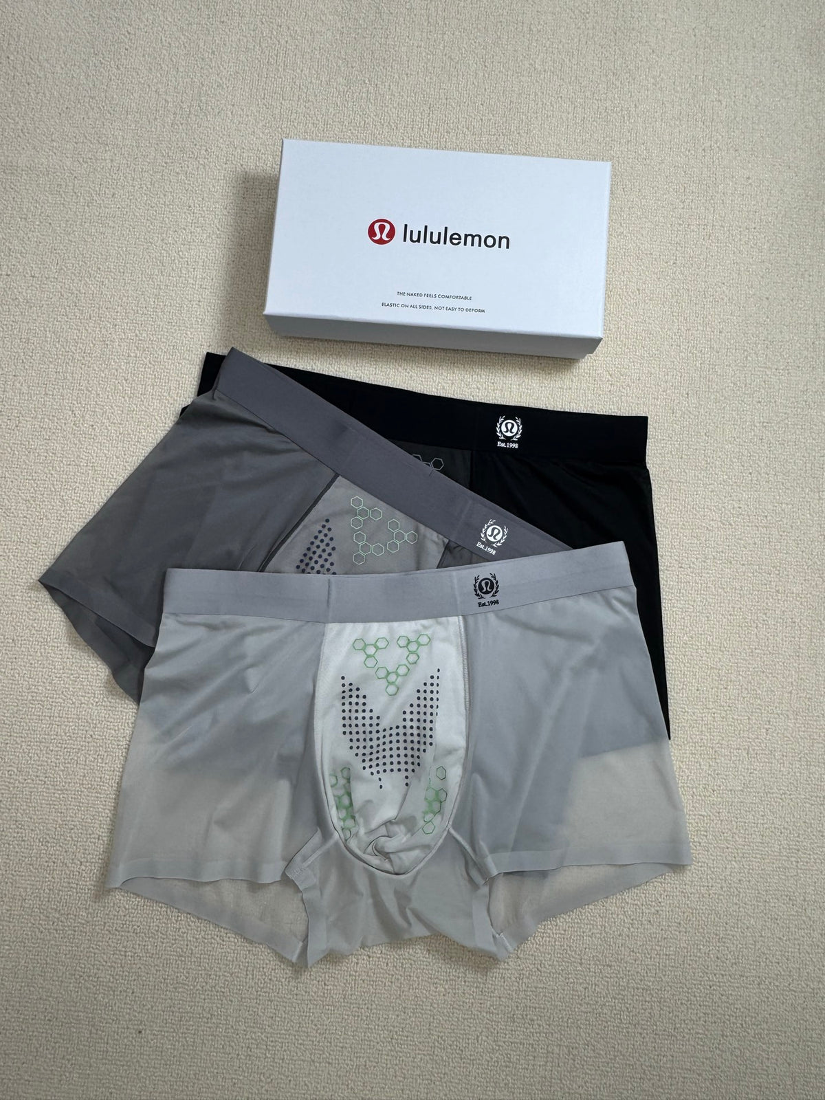 Lululemon neutral letter waist boxer briefs - view 2