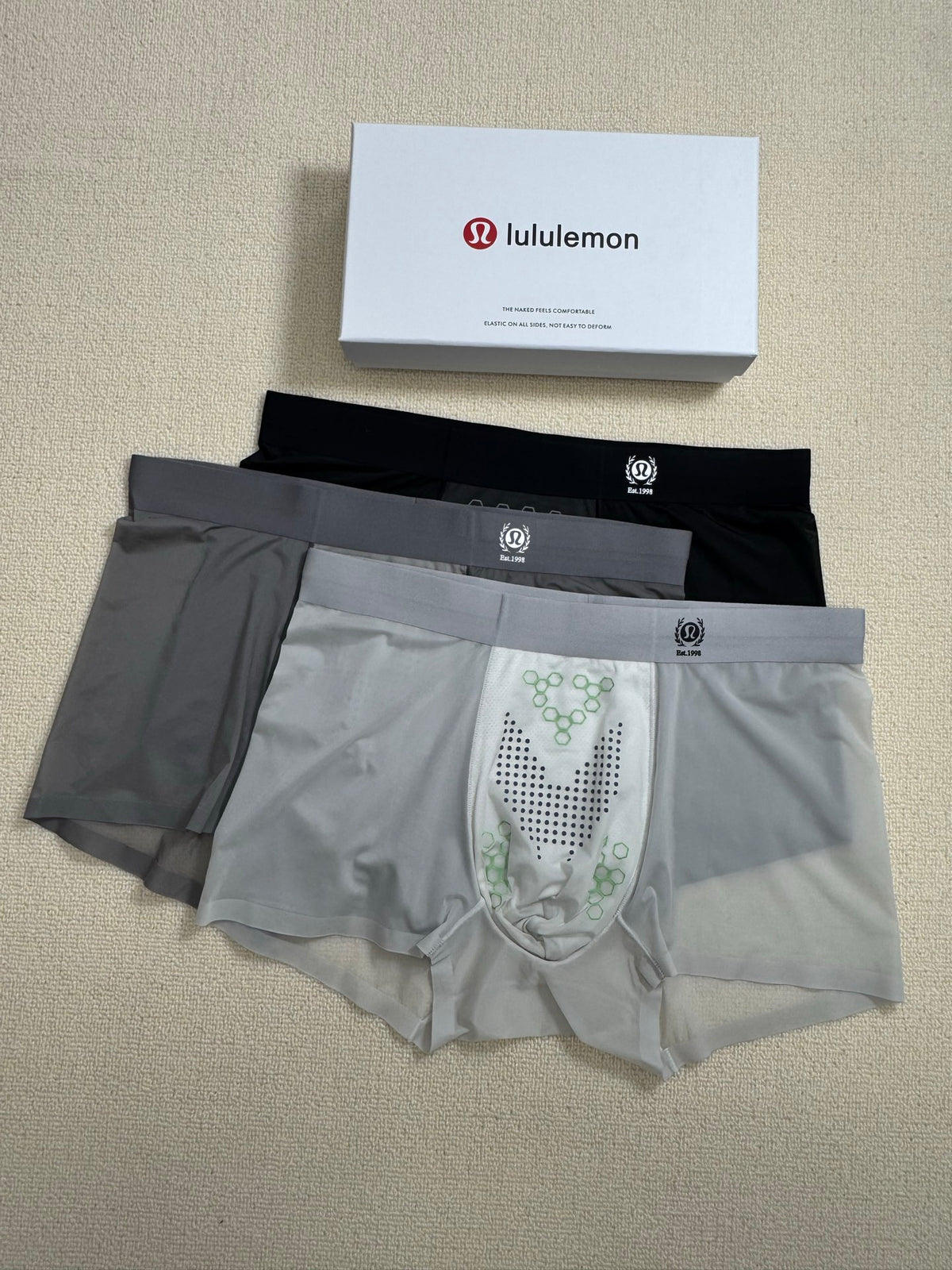Lululemon neutral letter waist boxer briefs - view 3