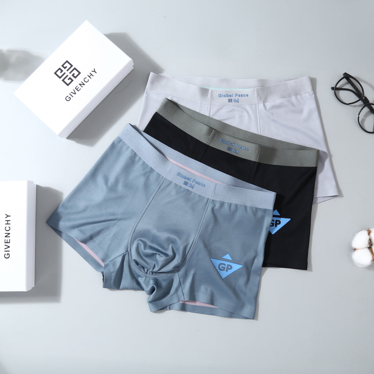 Givenchy blue diamond side boxer briefs - view 4