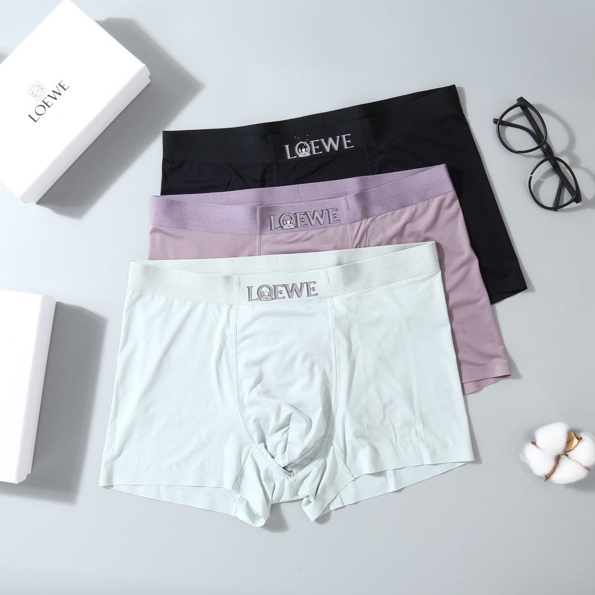 Loewe tonal lettered waist boxer briefs - view 3