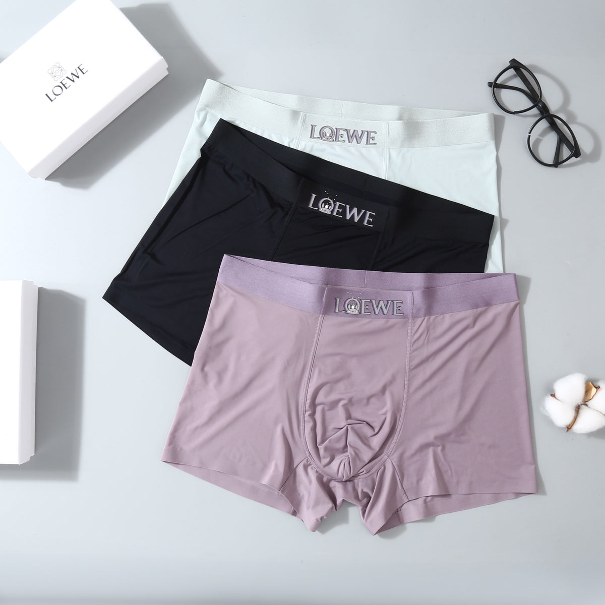 Loewe tonal lettered waist boxer briefs - view 1