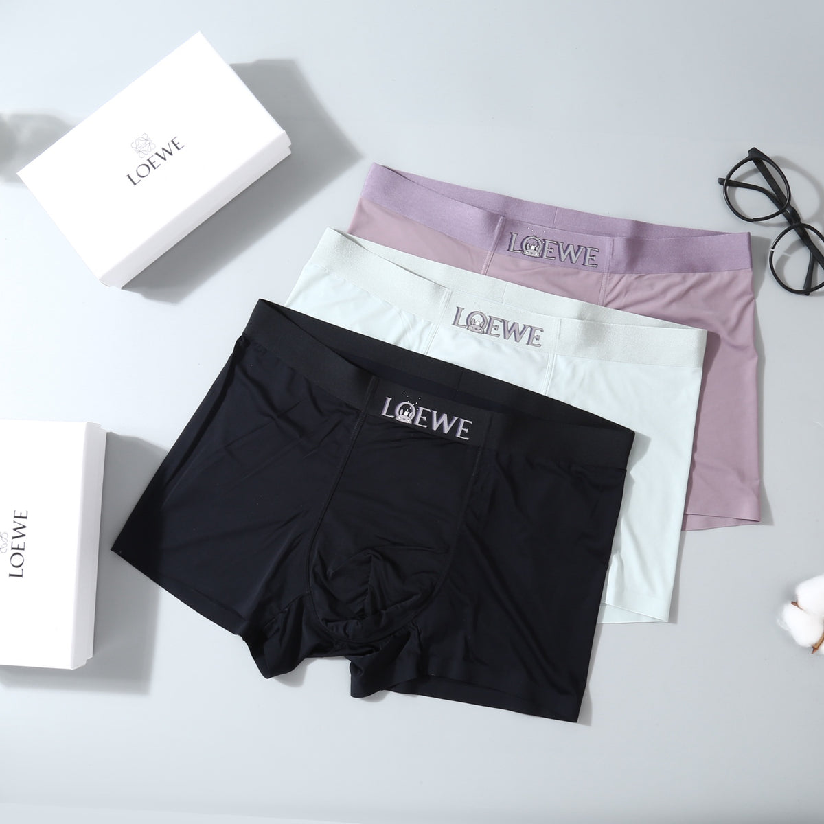 Loewe tonal lettered waist boxer briefs - view 2
