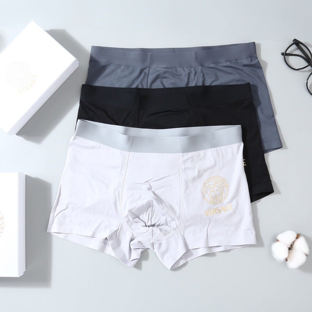 Versace minimal contrast waist boxer briefs - view 1