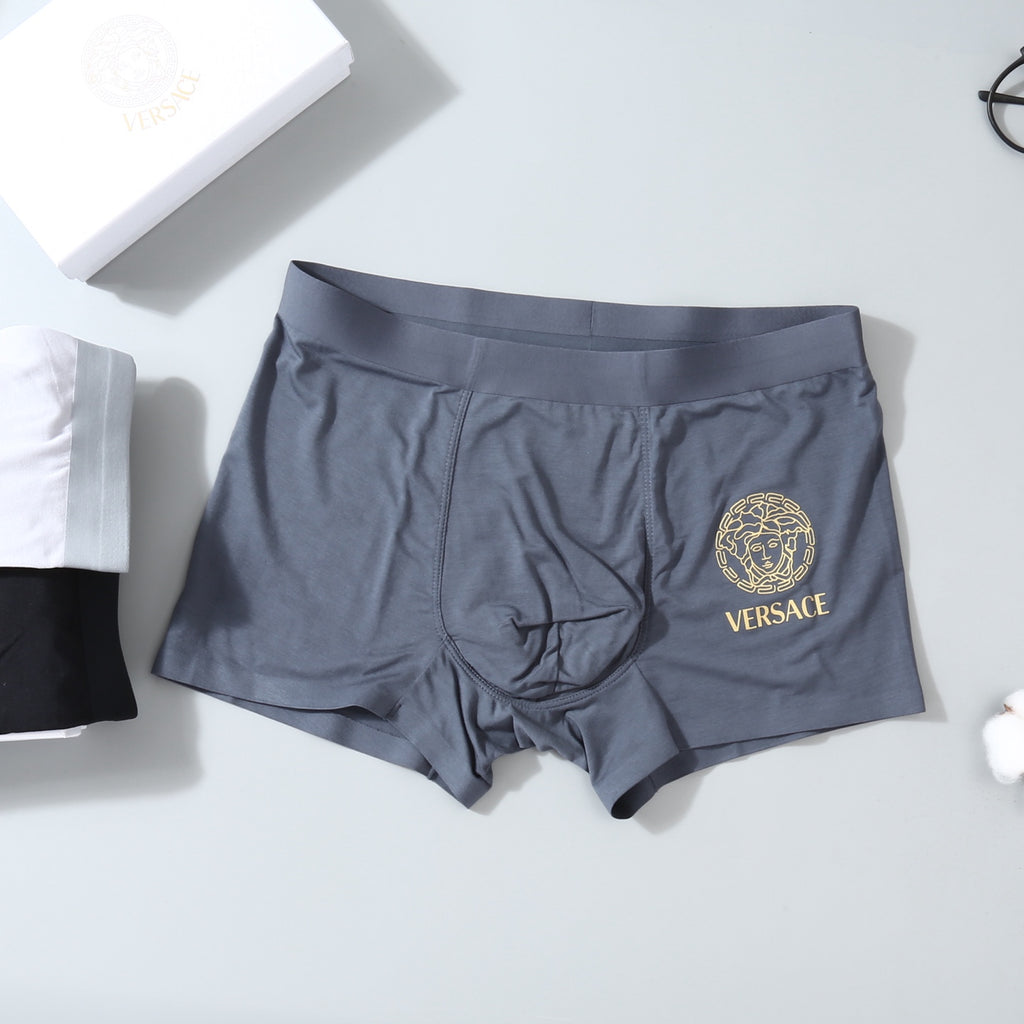 Versace minimal contrast waist boxer briefs - view 7