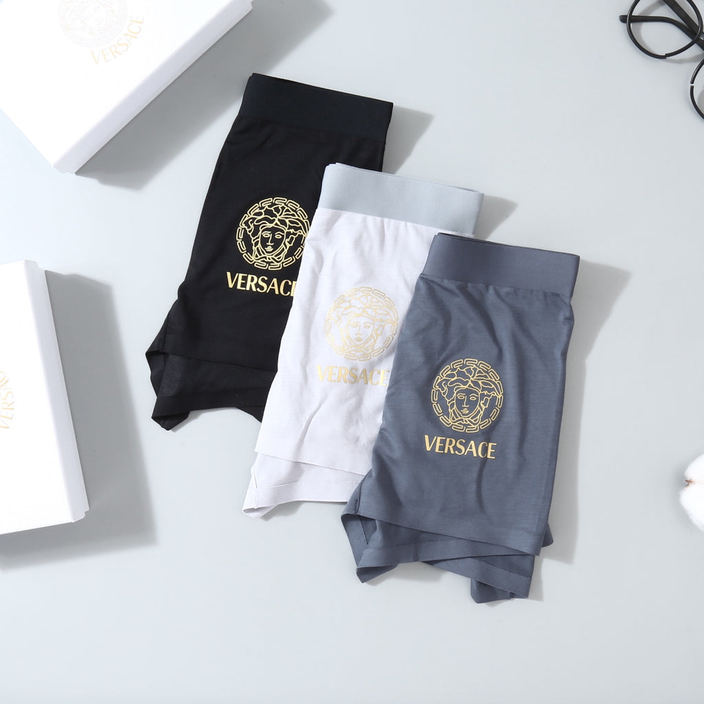 Versace minimal contrast waist boxer briefs - view 5