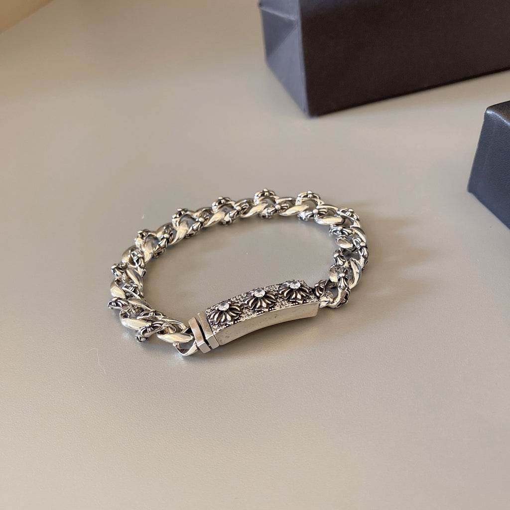 Chrome Hearts Wide Ornamental Link Bracelet - album image 9