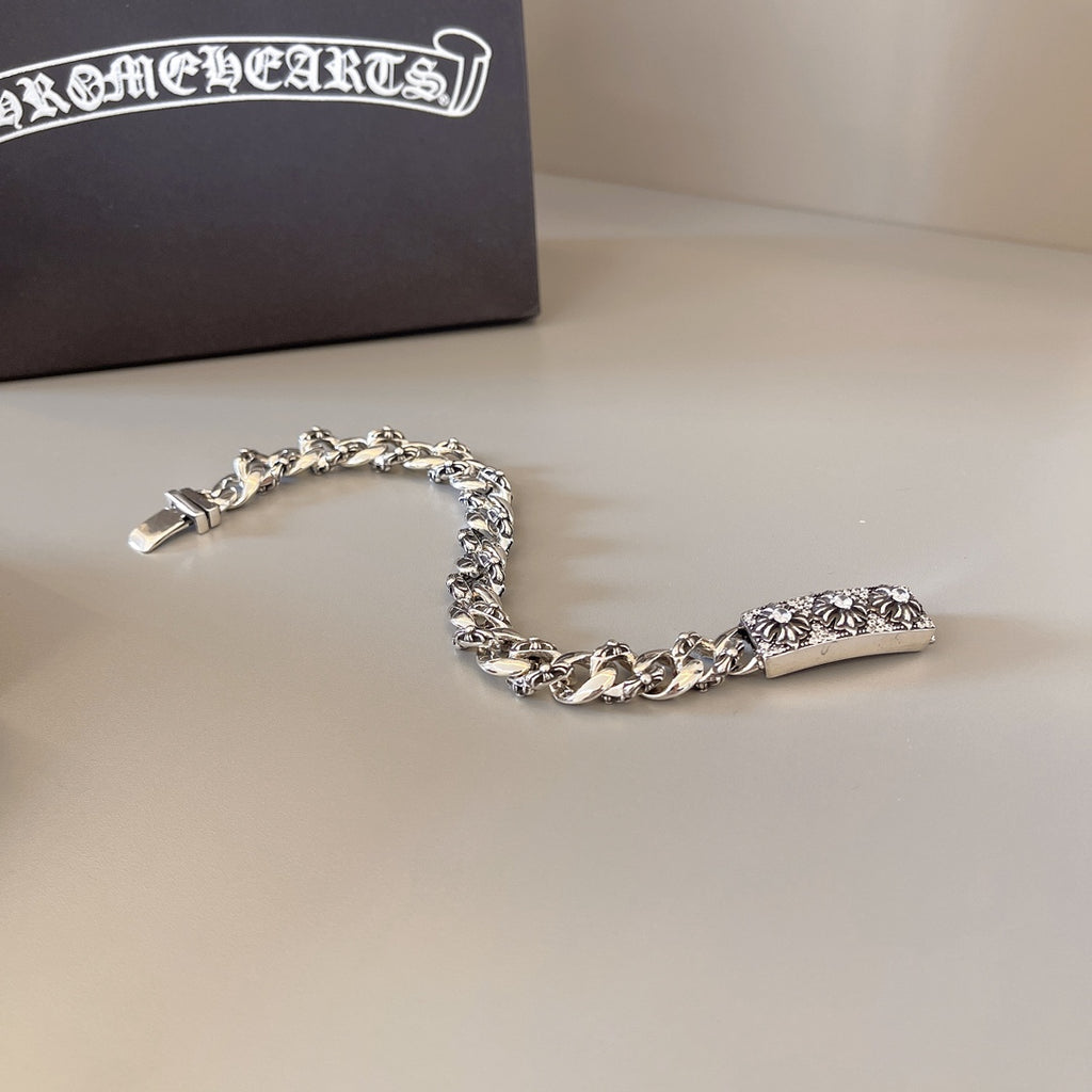 Chrome Hearts Wide Ornamental Link Bracelet - album image 7