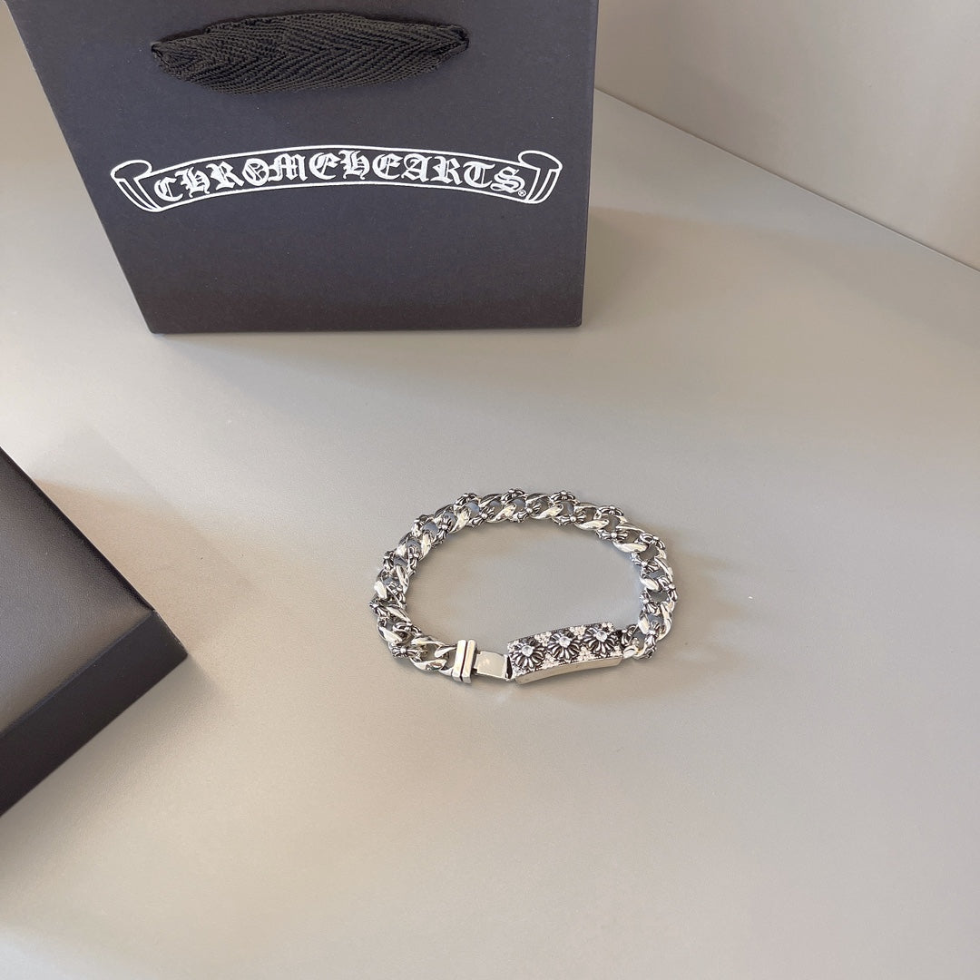 Chrome Hearts Wide Ornamental Link Bracelet - album image 6