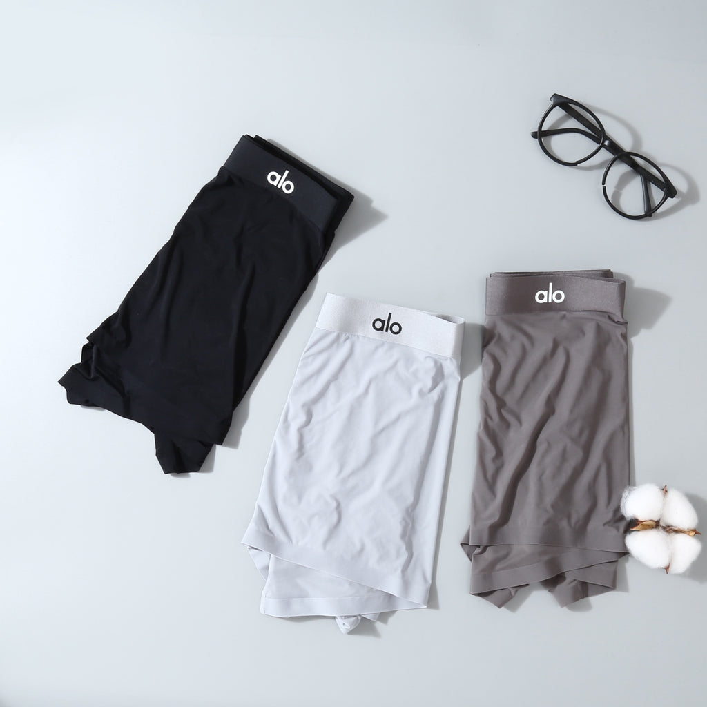 ALO Men's Plain Logo Boxer Briefs with Short Legs - 3-Pack - image 6