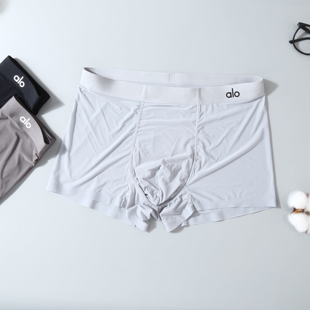 ALO Men's Plain Logo Boxer Briefs with Short Legs - 3-Pack - image 8
