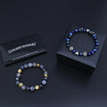 Chrome Hearts Navy Bead Mixed Spacer Bracelet - album image 1