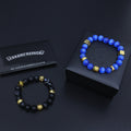 Chrome Hearts Blue and Black Gold Accent Bracelet - album image 1