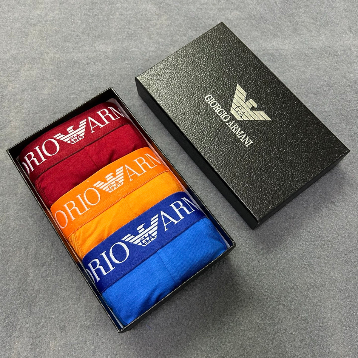 Armani Contrast Waist Boxer Briefs - Box of Three Pieces - image 4