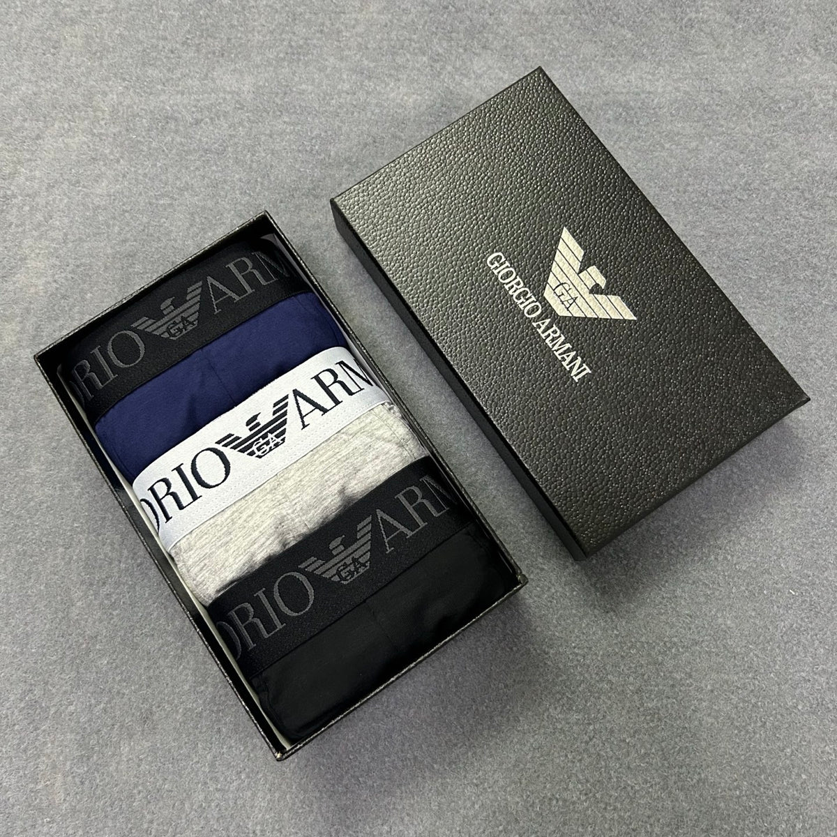 Armani Contrast Waist Boxer Briefs - Box of Three Pieces - image 5