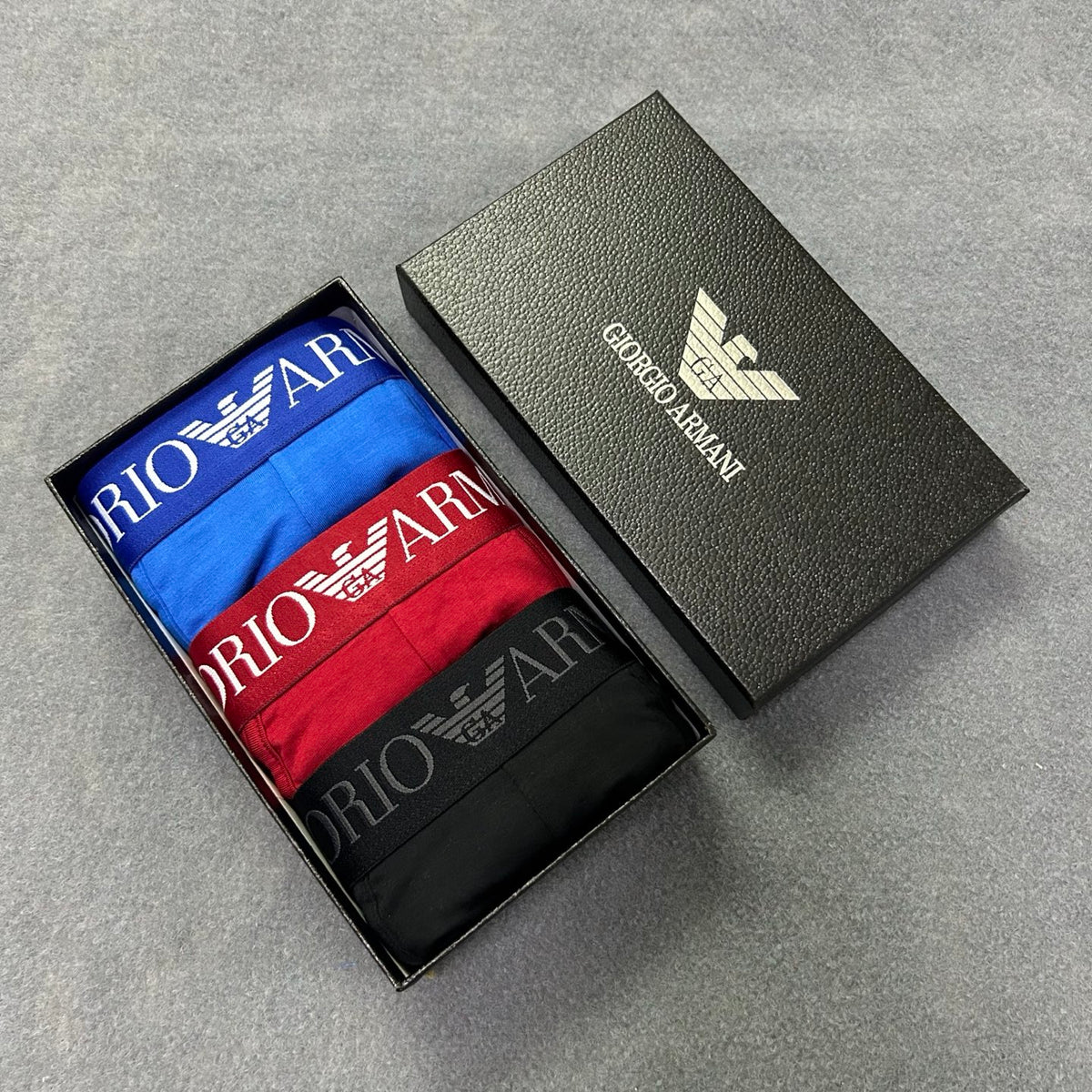 Armani Contrast Waist Boxer Briefs - Box of Three Pieces - image 7