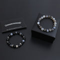 Chrome Hearts Grey and Black Bead Bracelet - album image 1
