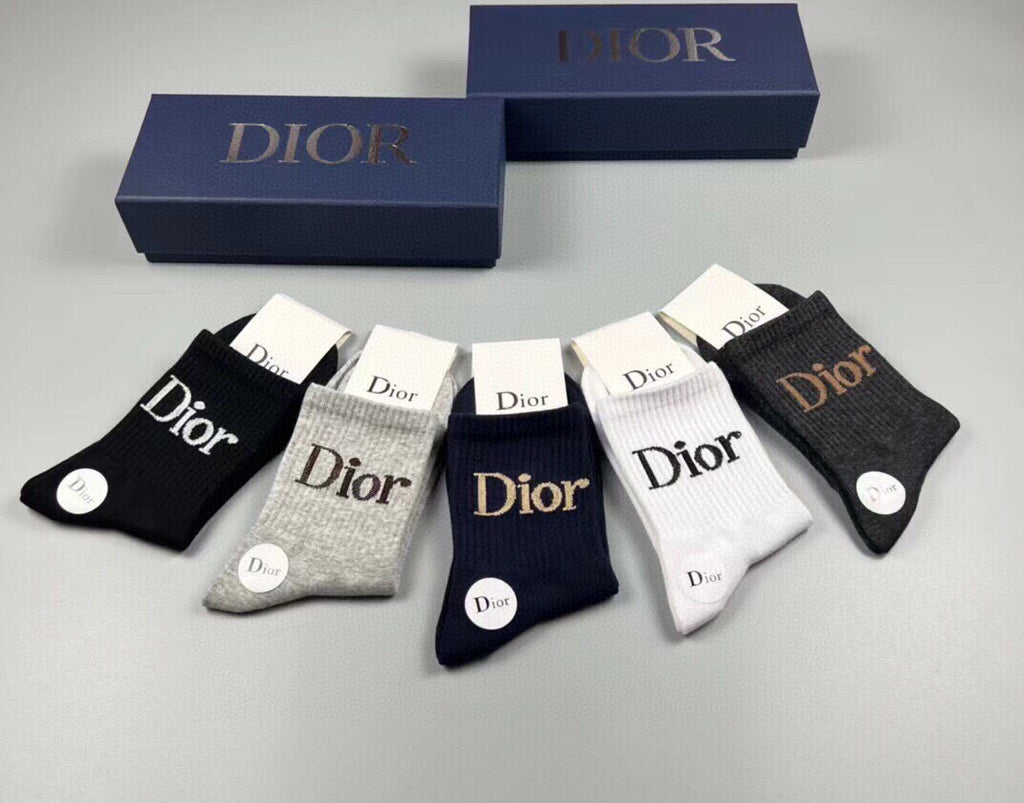 Dior large foot wordmark ankle socks - view 3