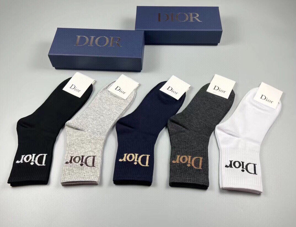 Dior large foot wordmark ankle socks - view 4