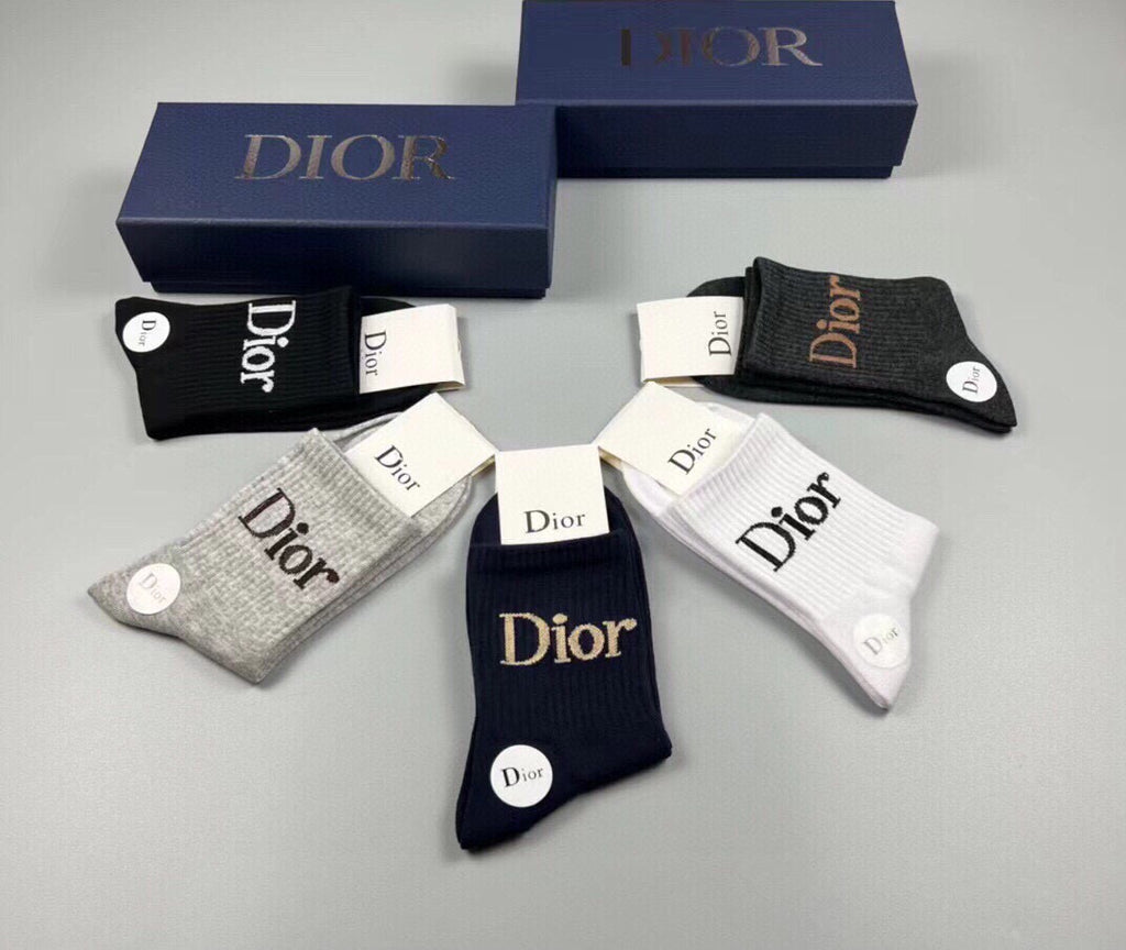 Dior large foot wordmark ankle socks - view 6
