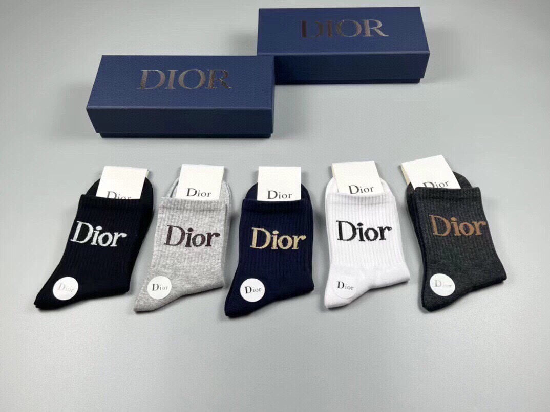 Dior large foot wordmark ankle socks - view 7