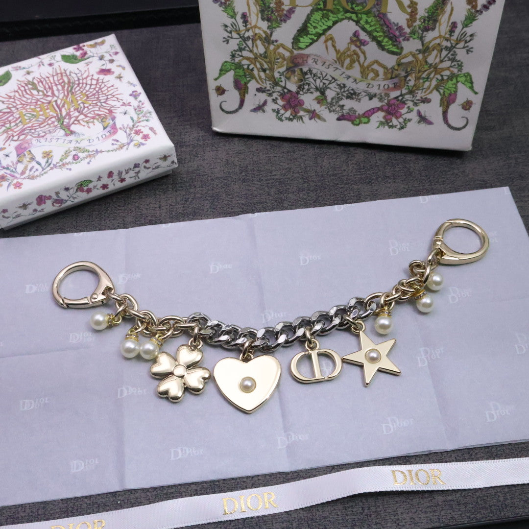 Dior Star Clover and Heart Bag Chain - product image 3