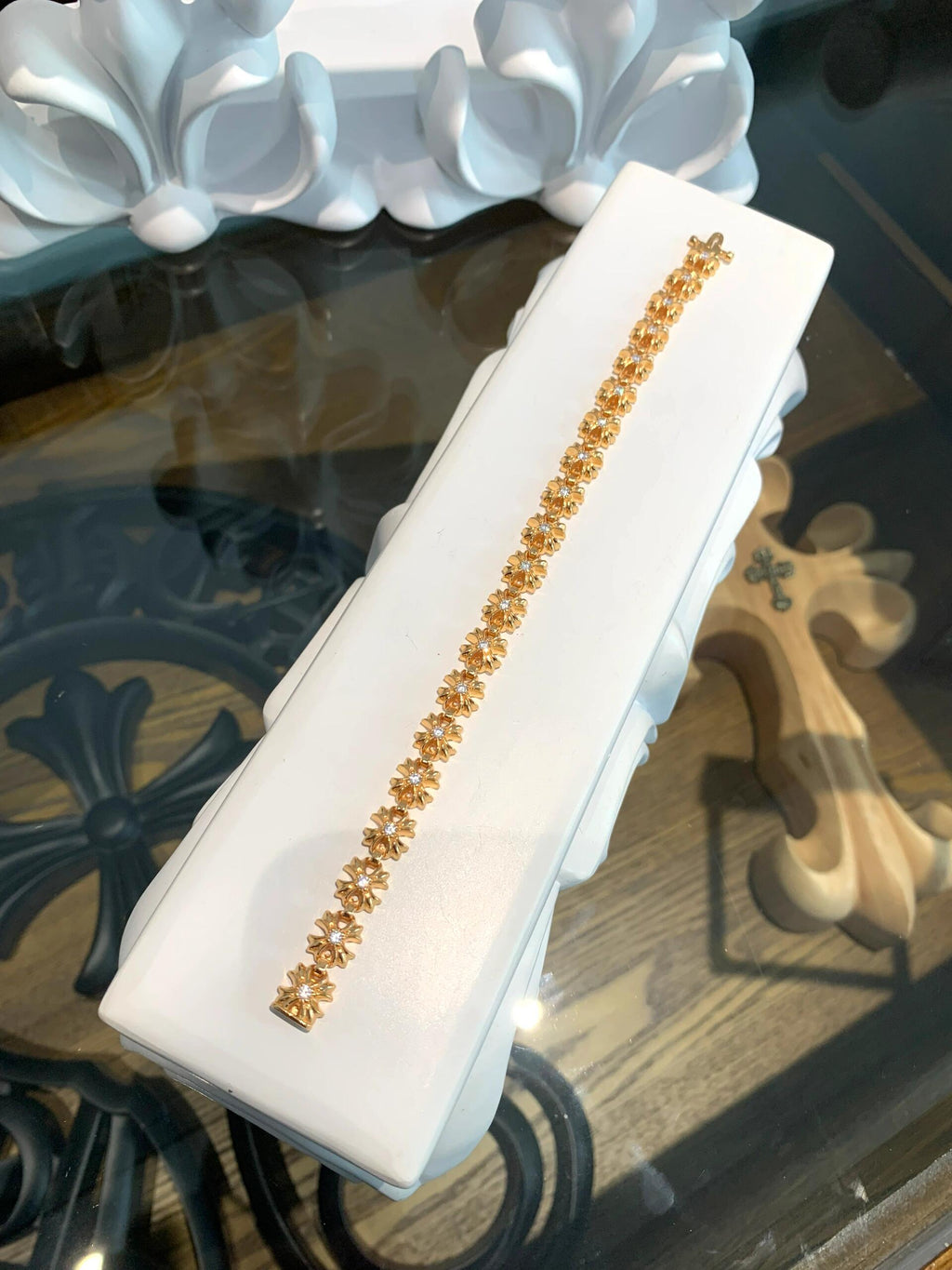 Chrome Hearts Gold-Tone Ornamental Long Chain - album image 2