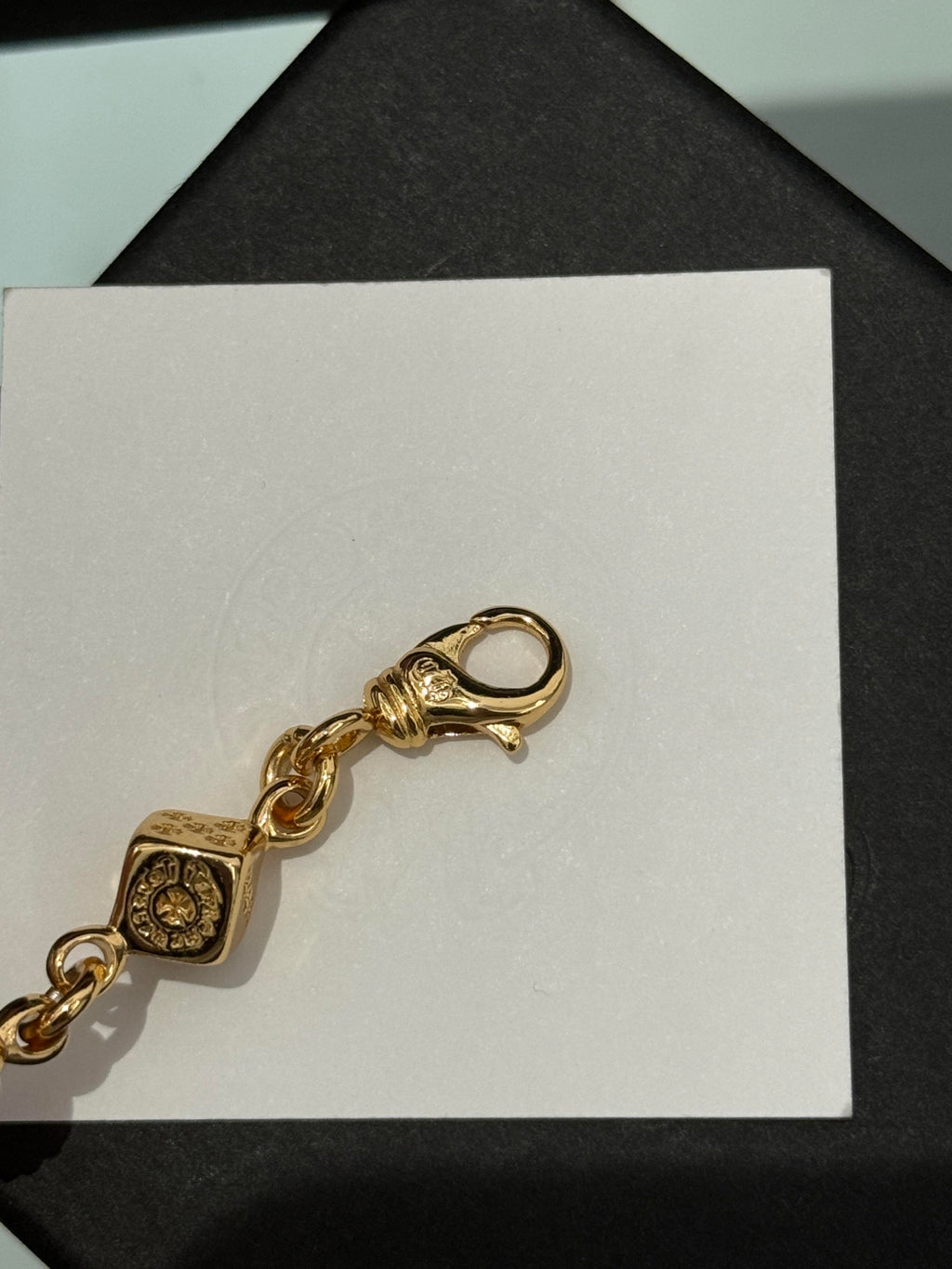 Chrome Hearts Gold-Tone Lettered Bar Bracelet - album image 3