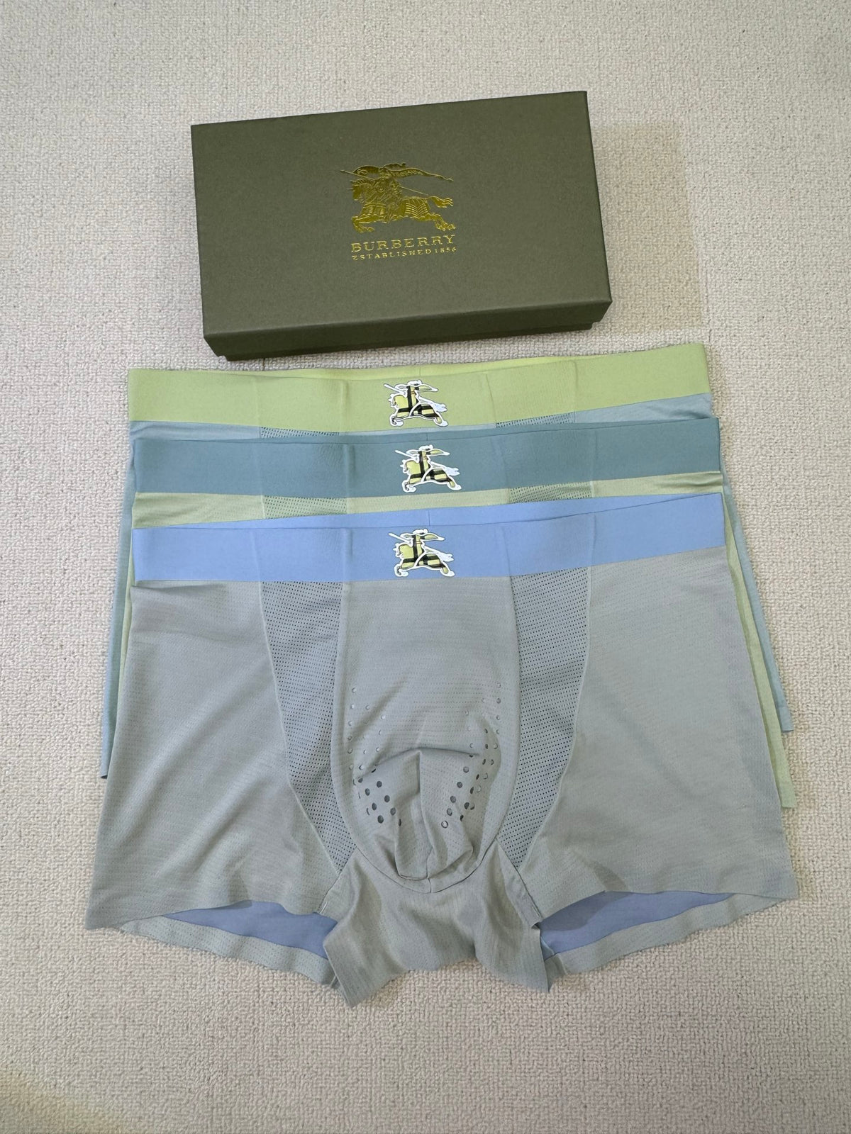 Burberry perforated front knight boxer briefs - view 1