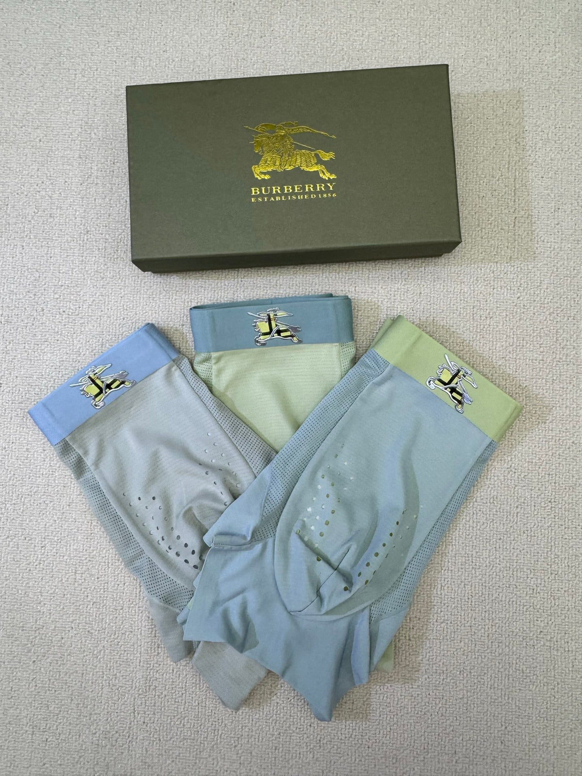 Burberry perforated front knight boxer briefs - view 5