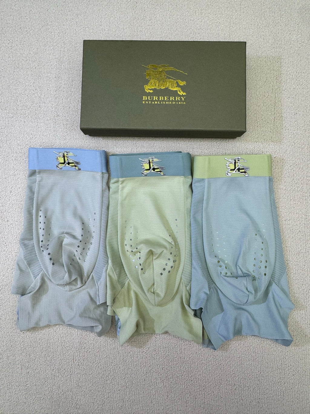 Burberry perforated front knight boxer briefs - view 4