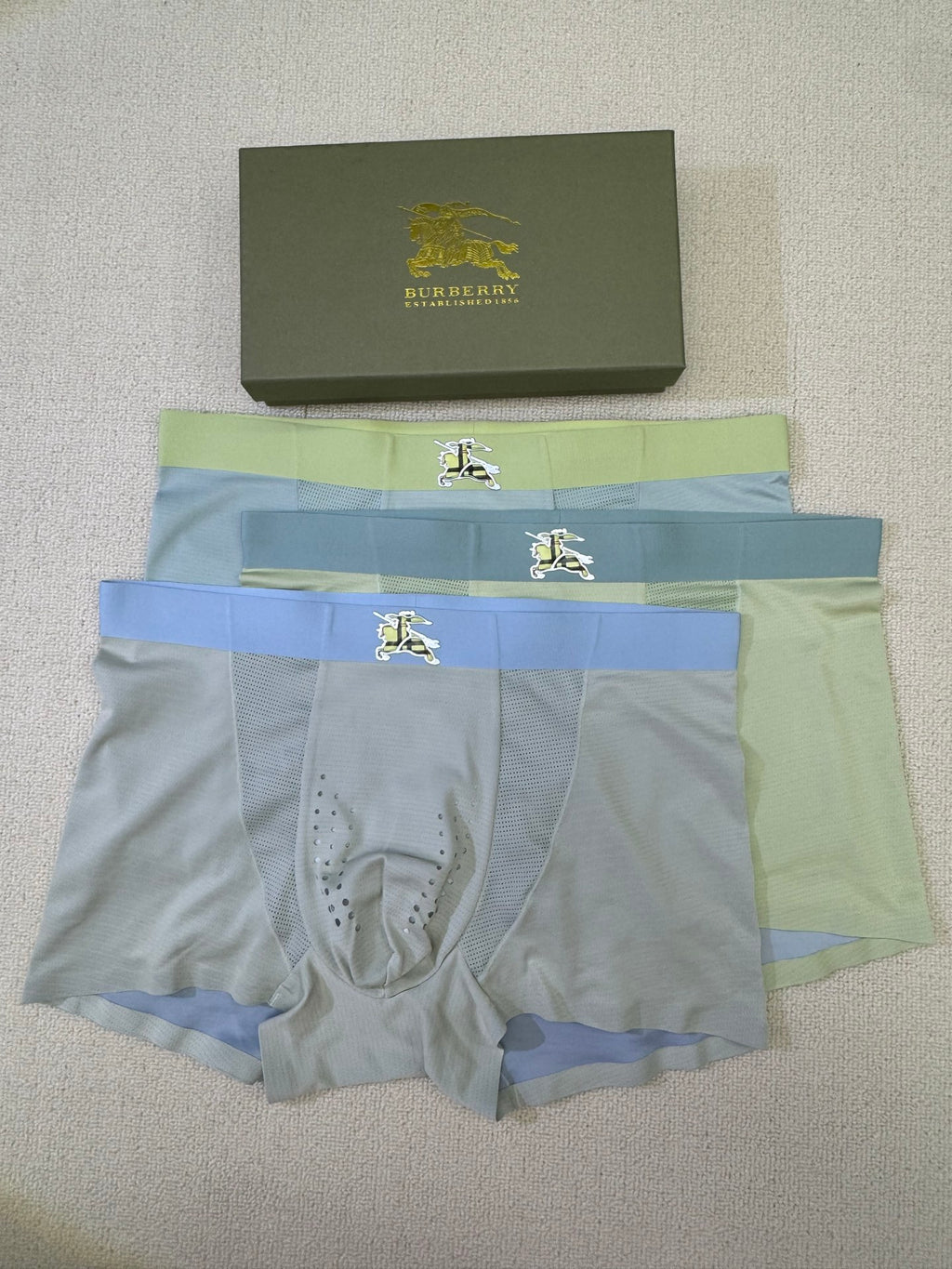 Burberry perforated front knight boxer briefs - view 2