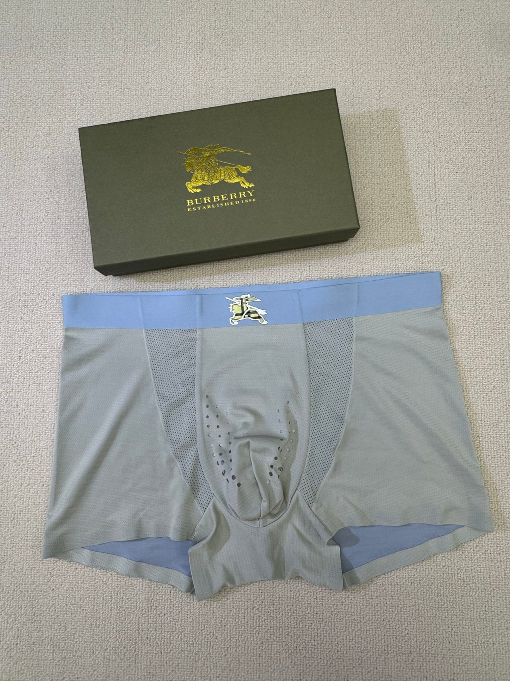 Burberry perforated front knight boxer briefs - view 7