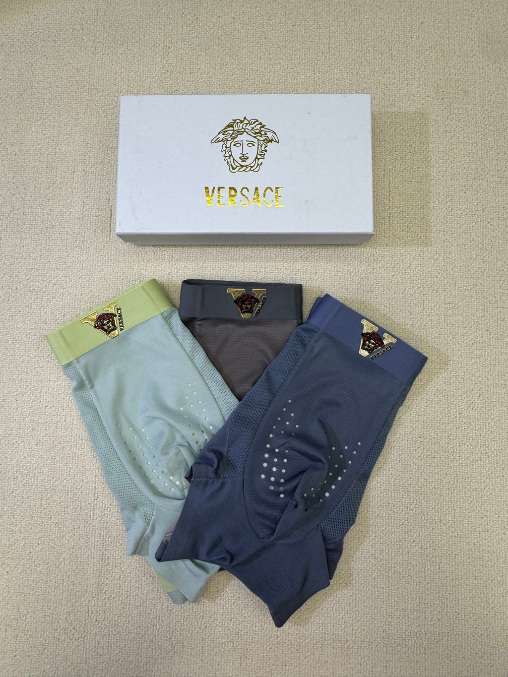Versace contrast medusa waist boxer briefs - view 5