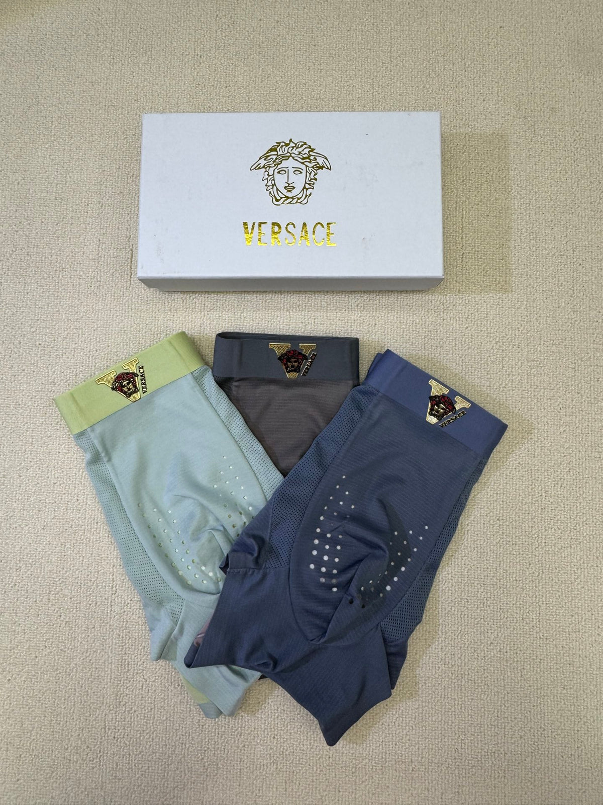 Versace contrast medusa waist boxer briefs - view 5