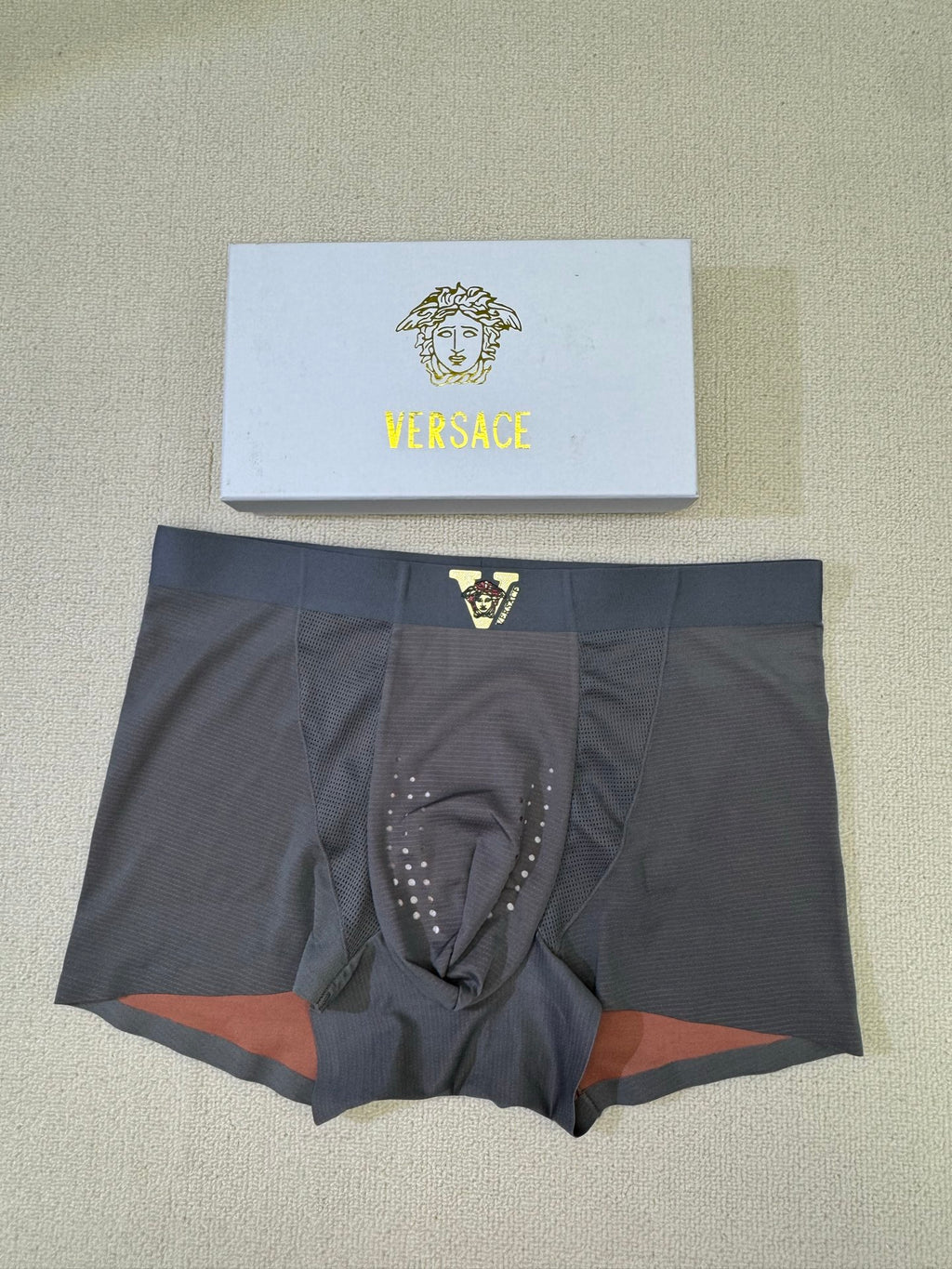 Versace contrast medusa waist boxer briefs - view 9