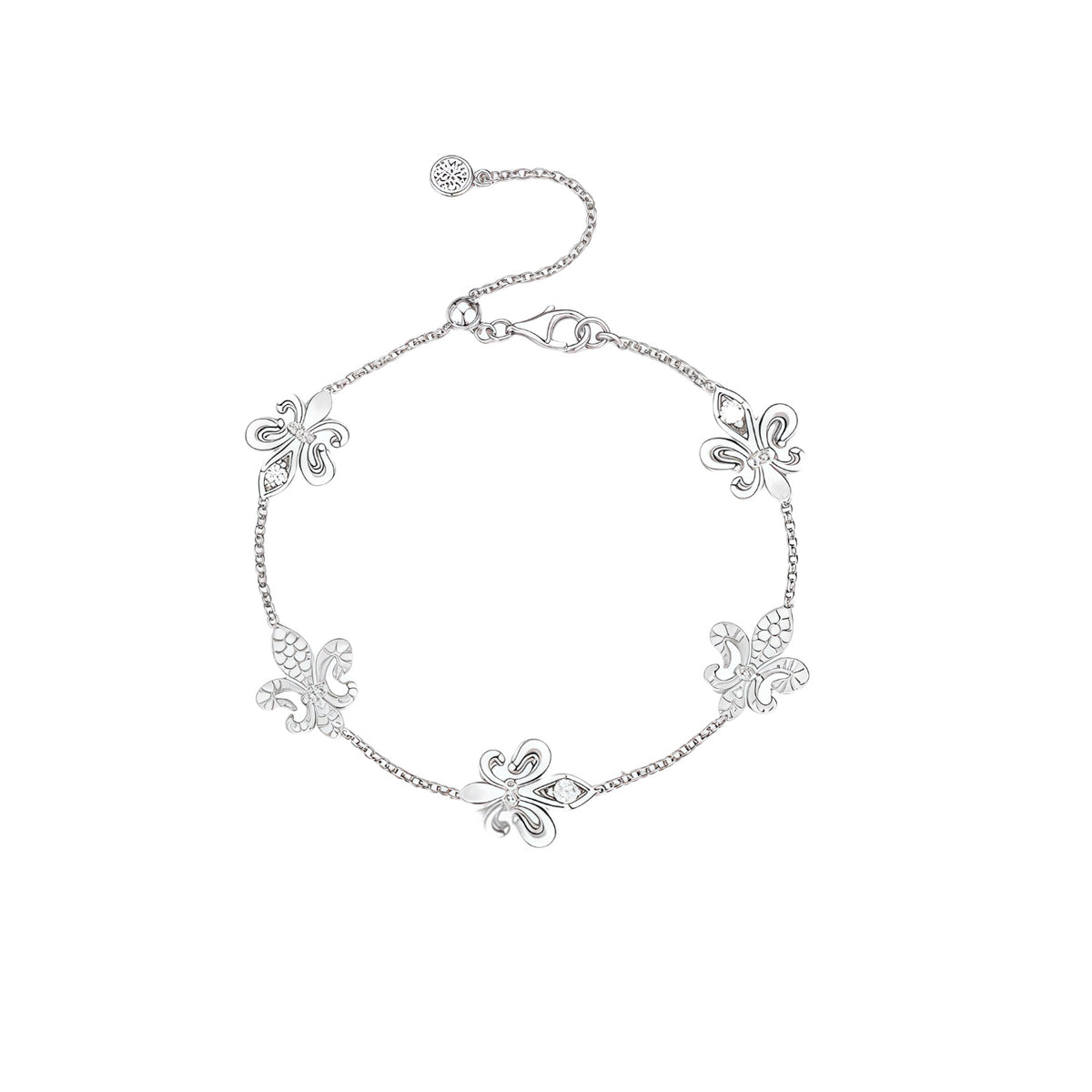 Chrome Hearts Five Anchor Motif Bracelet - album image 2