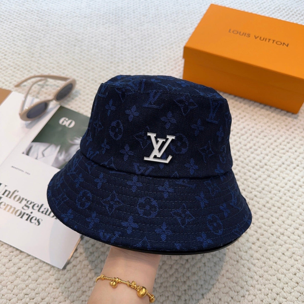 Louis Vuitton Denim Bucket Hat - image 2