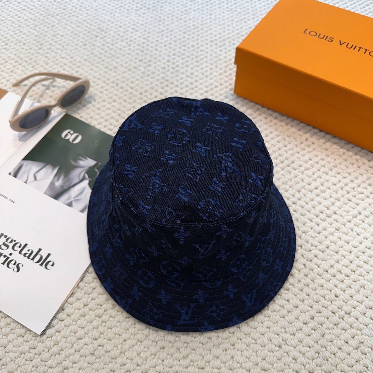 Louis Vuitton Denim Bucket Hat - image 3