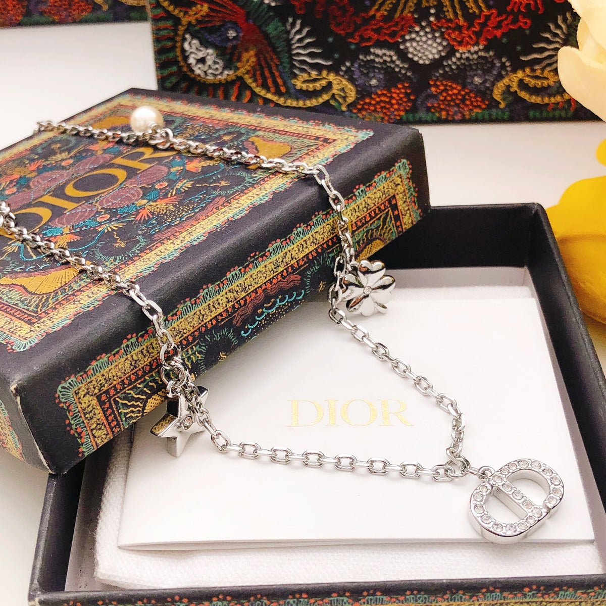 Dior CD Star and Clover Necklace - product image 9