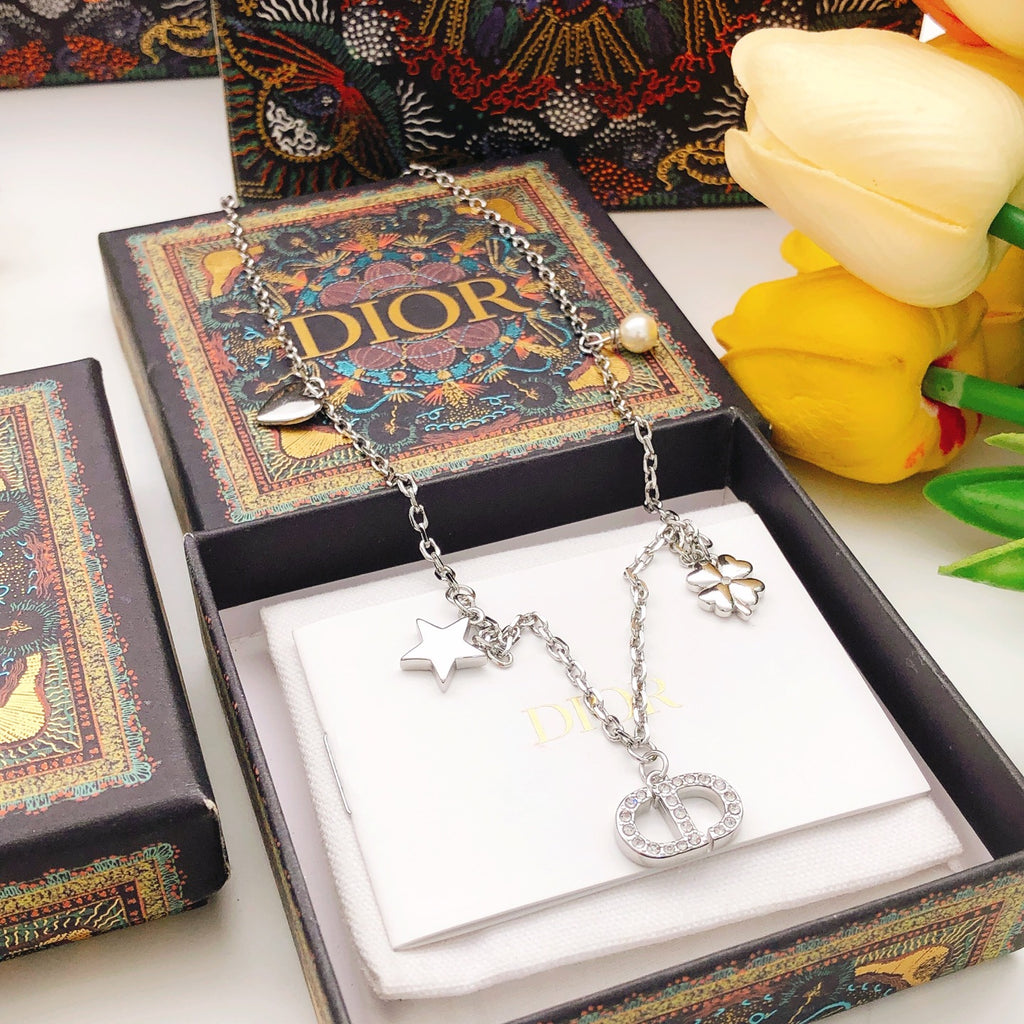 Dior CD Star and Clover Necklace - product image 5