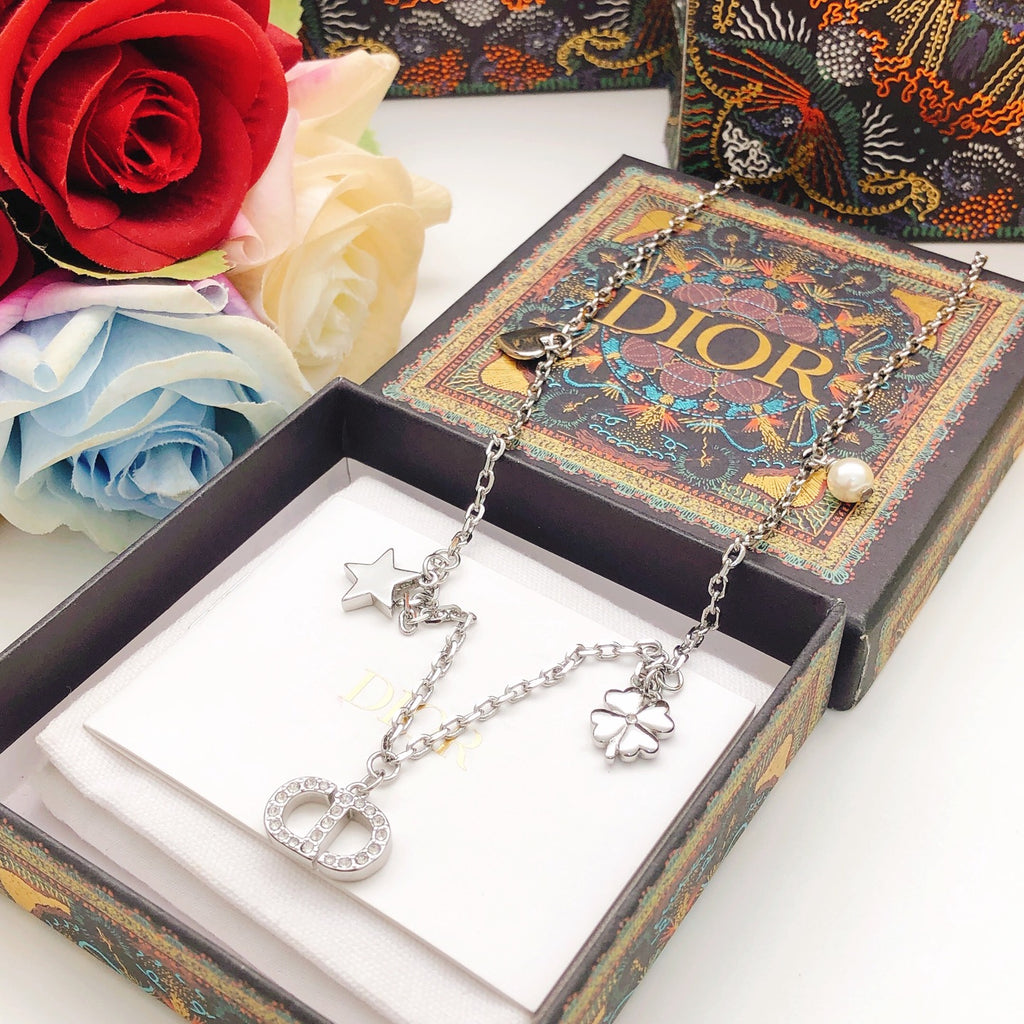 Dior CD Star and Clover Necklace - product image 4
