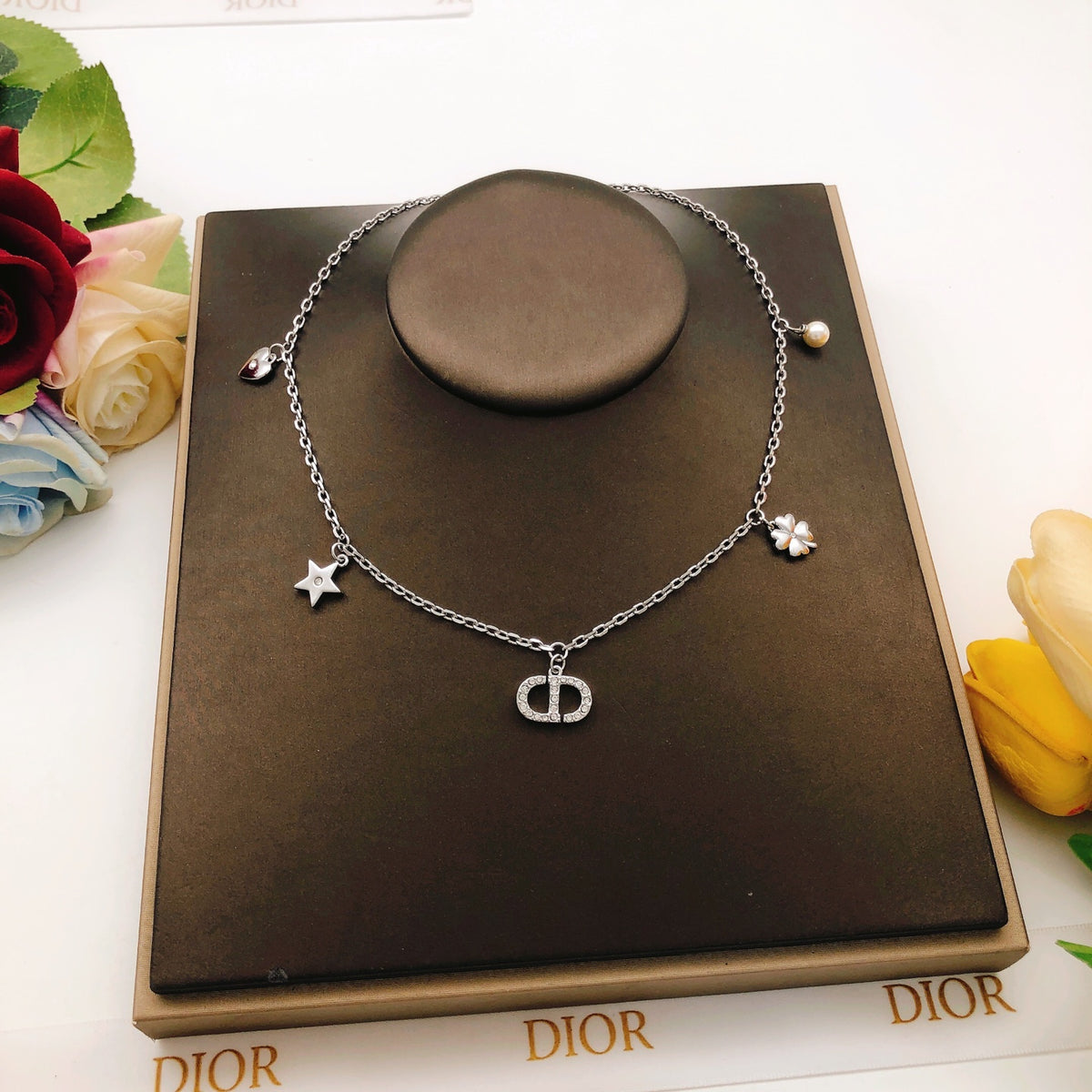Dior CD Star and Clover Necklace - product image 1