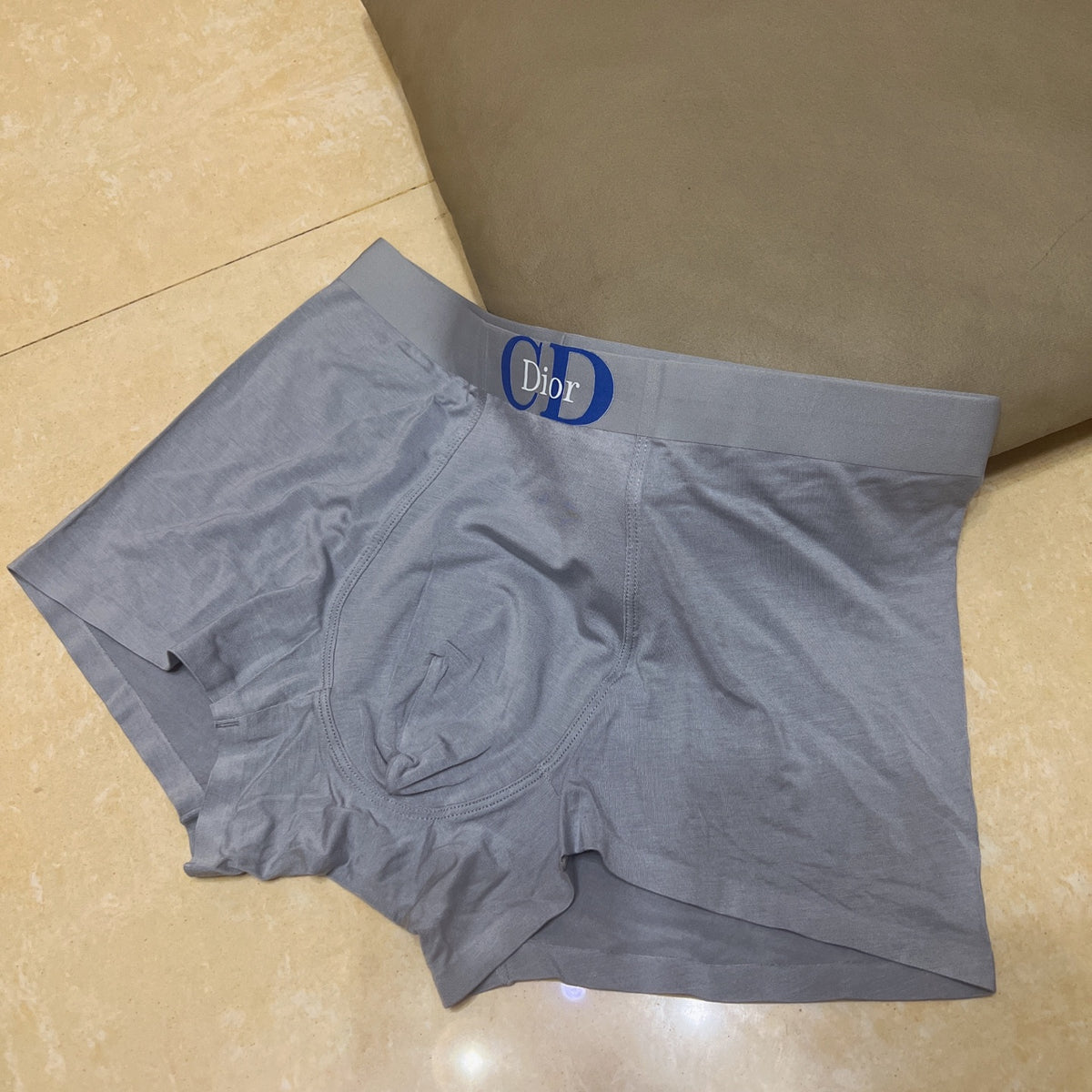 Dior blue oval wordmark boxer briefs - view 2