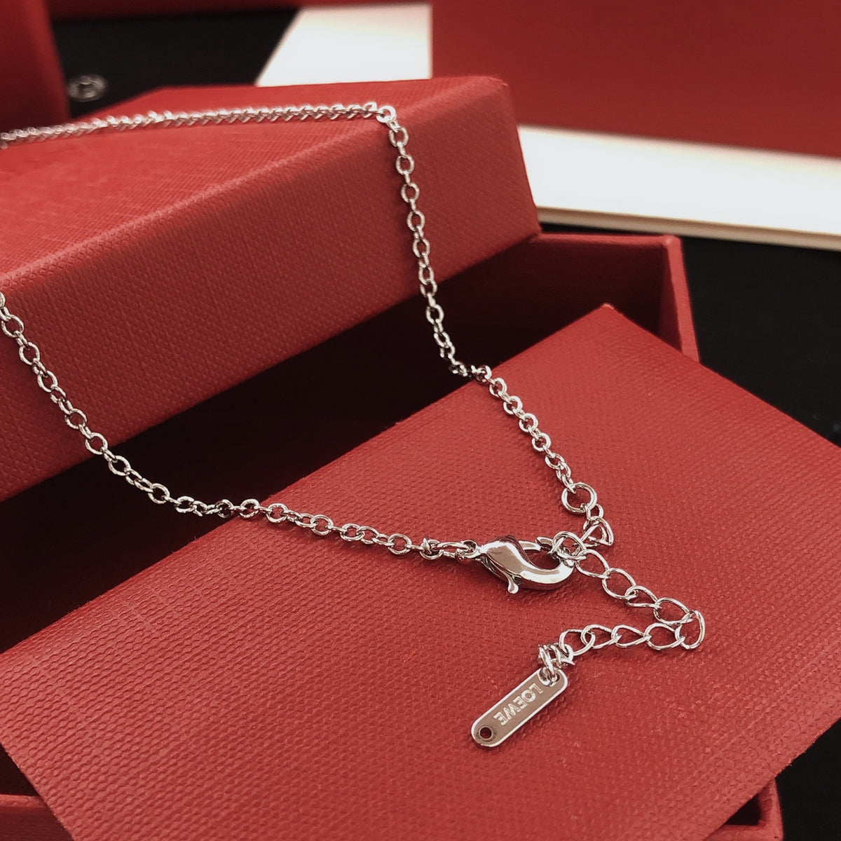 Loewe Diamond Anagram Pendant Necklace - product image 12