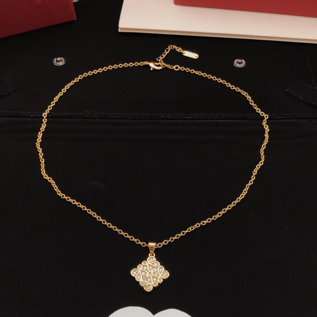 Loewe Diamond Anagram Pendant Necklace - product image 6
