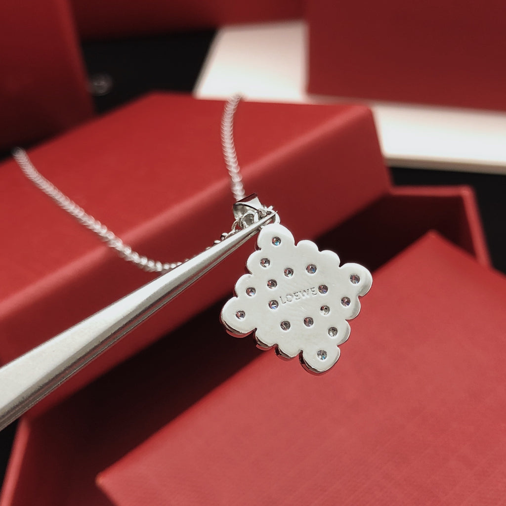 Loewe Diamond Anagram Pendant Necklace - product image 10